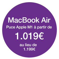 Tous les MacBook Air M1