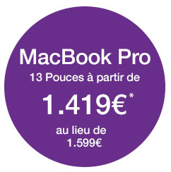 Voir les MacBook Pro 13 pouces