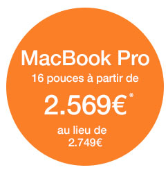 Tous les MacBook Pro 16 pouces